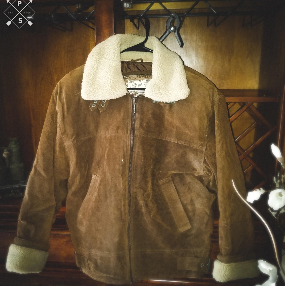 Vintage suede coat